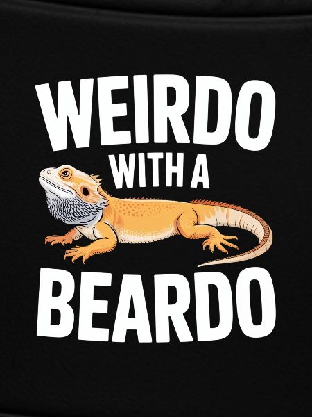 Beardo Lizard Caption Tee