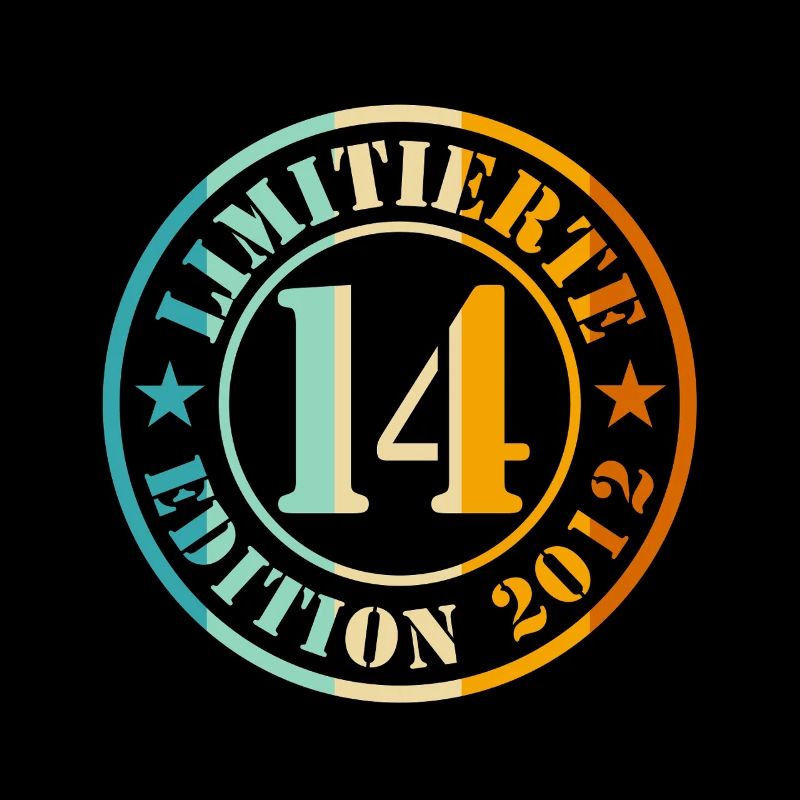 14e anniversaire Garçons Filles Édition Limitée 14