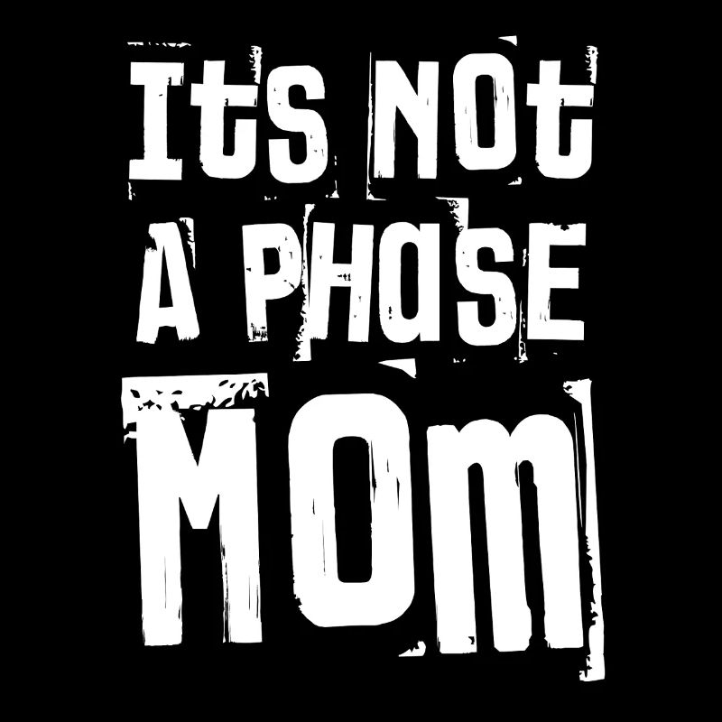 Ce n’est pas une phase Maman grunge Texte en gras