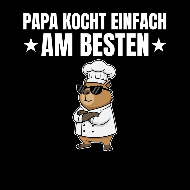 Papa cuisine le mieux - Chef capybara