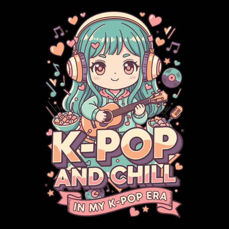 K-Pop et Chill dans ma musique coréenne à l’ère K-Pop