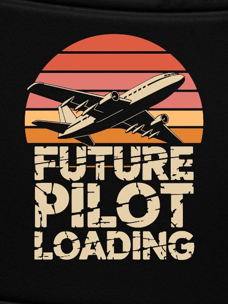  Future Pilot Loading Flugzeug Retro