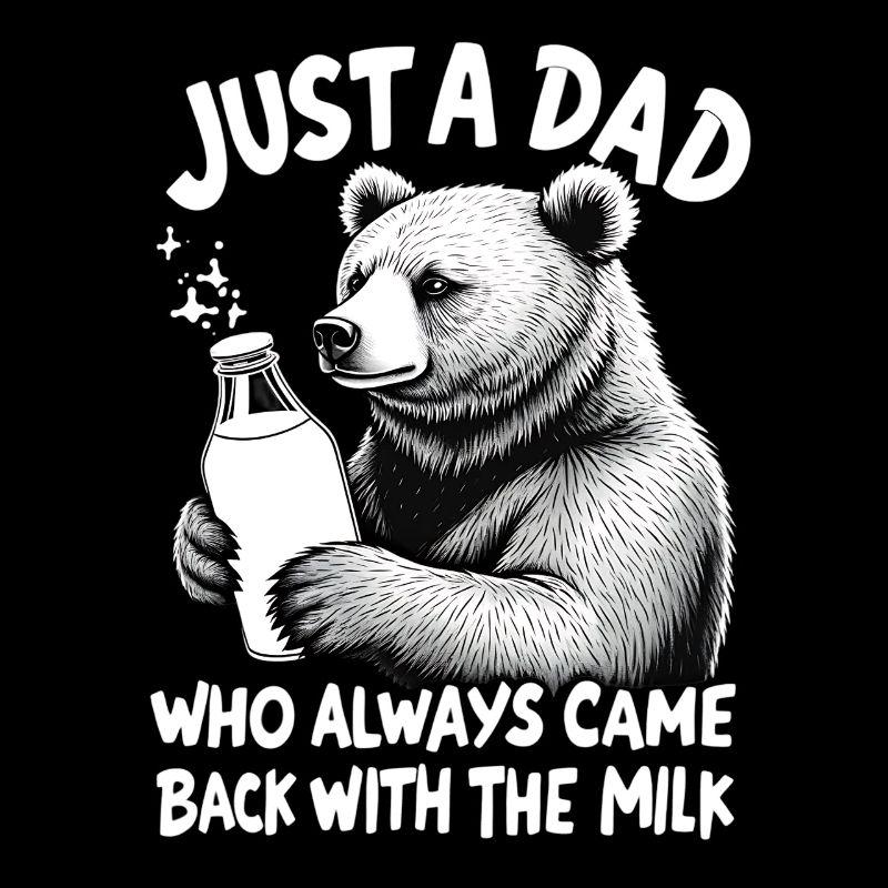 Bär mit Milch – Vatertier Spruch