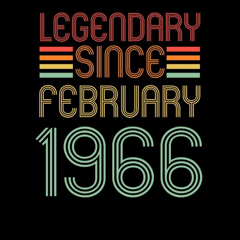 Legendary since February 1966, Retro, Geburtstag