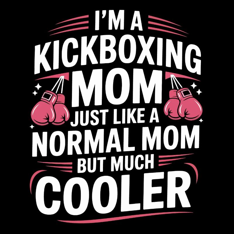 Motif de la mère du kickboxing