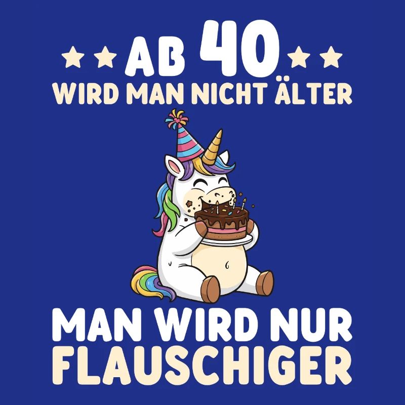 40. Geburtstag Einhorn – Man wird nur flauschiger