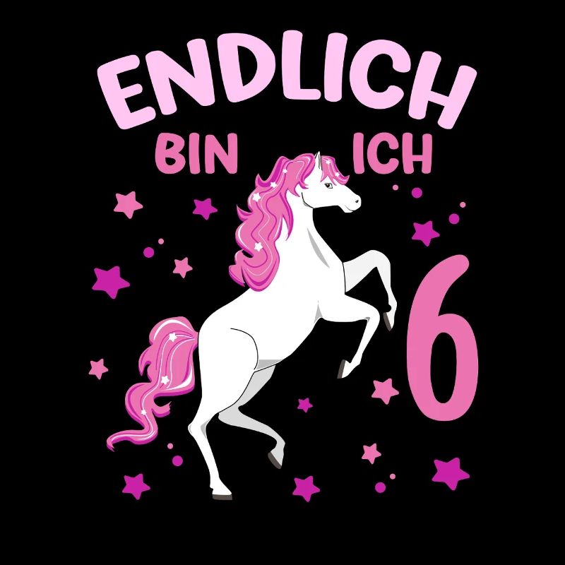 6 Jahre alt Pferd Endlich Bin Ich 6 Mädchen 6.