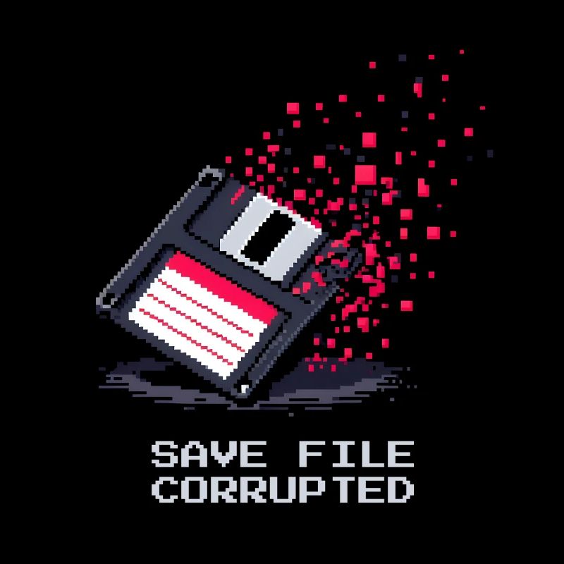 Save File kaputt | Bestatter Ironie