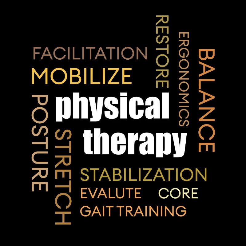 Nuage de mots en physiothérapie : Mobilisation