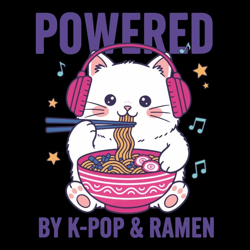 Propulsé par K-Pop et Ramen Kpop Anime de musique coréenne