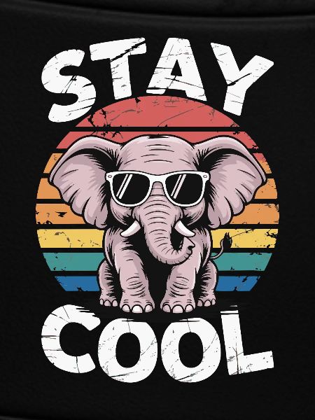 Stay Cool Elefant - Kinder Retro