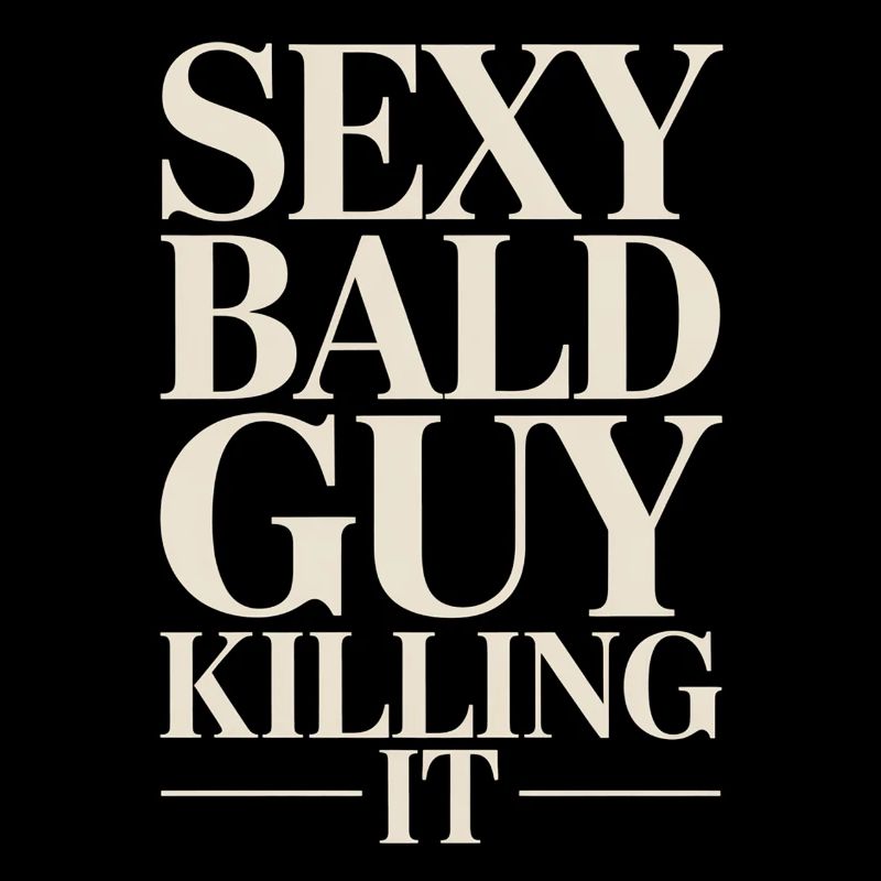 Fett Serif: Sexy glatzköpfiger Typ