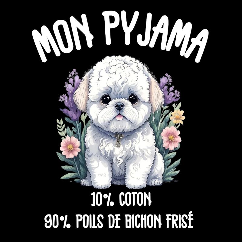 Pyjama Drôle Chien Bichon
