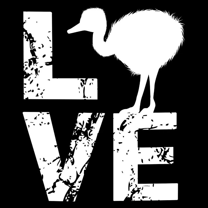 Nandu, ostrich head, emu, ostrich