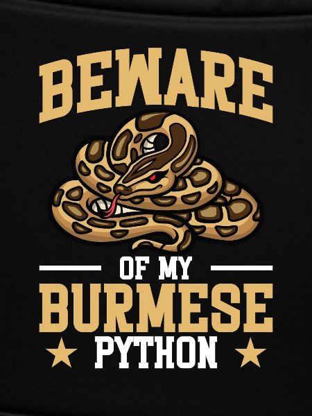 Burmesischer Python-Plüschschlangenliebhaber Reptilien-Burmeser