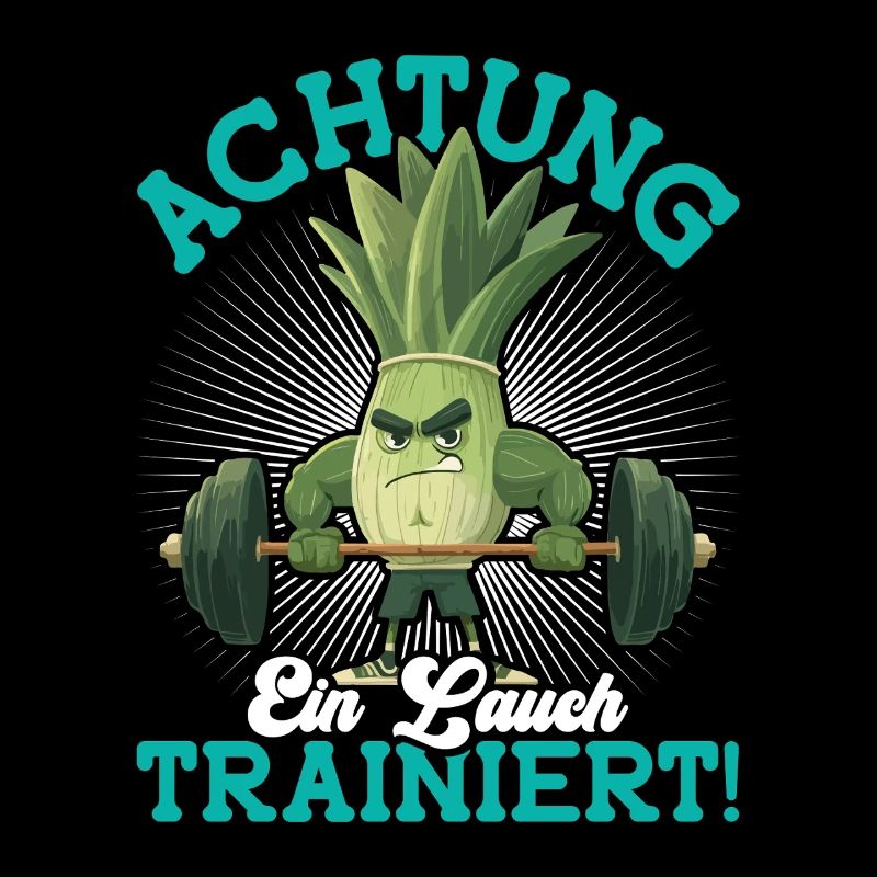 Weight training ATTENTION A LEEK TRAINS Funny