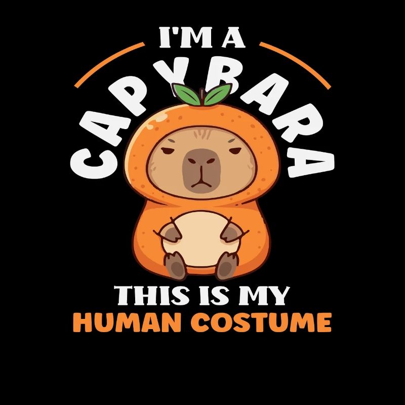 I'm A Capybara Human Costume Capybaras