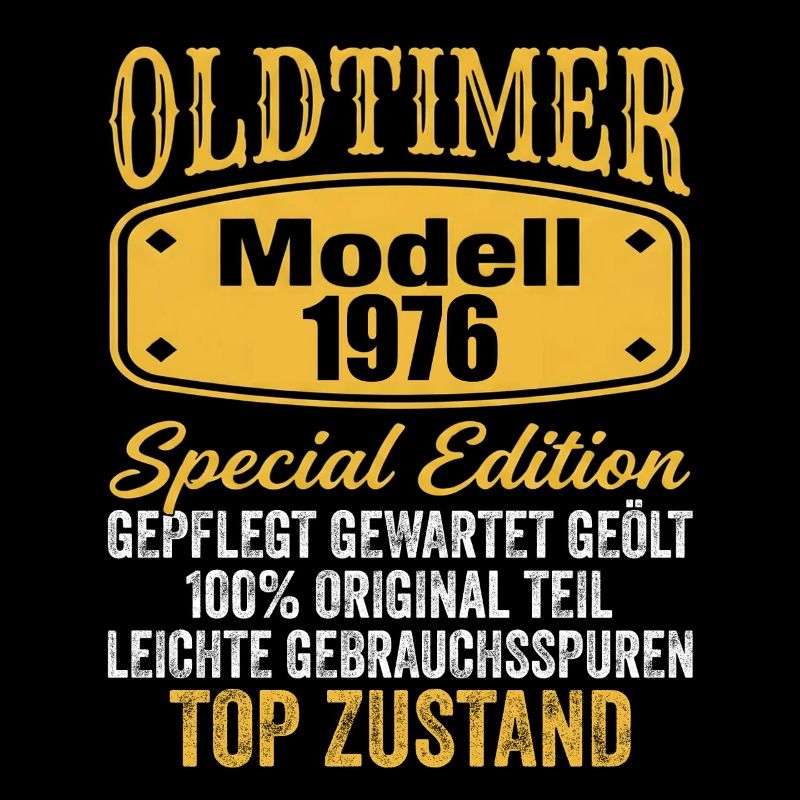 50e anniversaire Modèle de voiture classique 1976