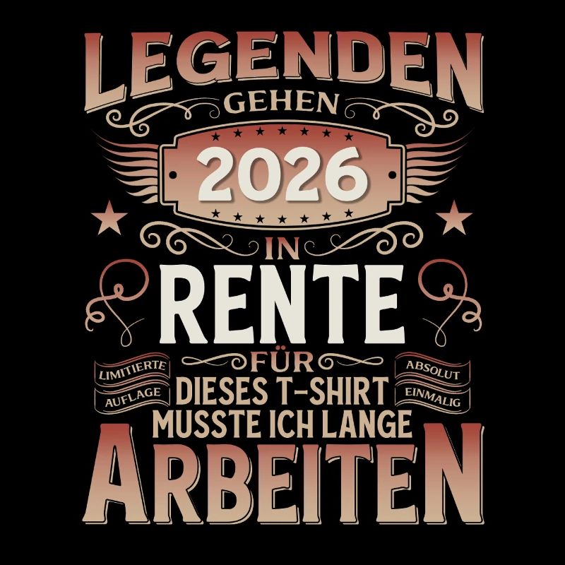 Rentner 2026 Geschenk Mann Rente Ruhestand Lustig