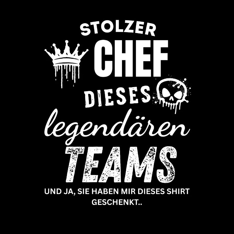 Fier Patron du Cadeau Légendaire du Chef d’équipe