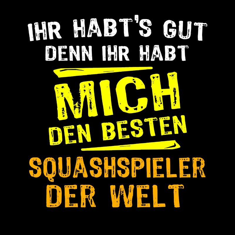 Don de joueur de squash