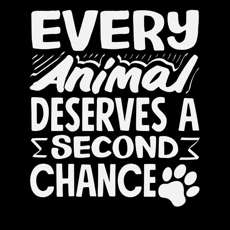 Chaque animal mérite une seconde chance. Animal.