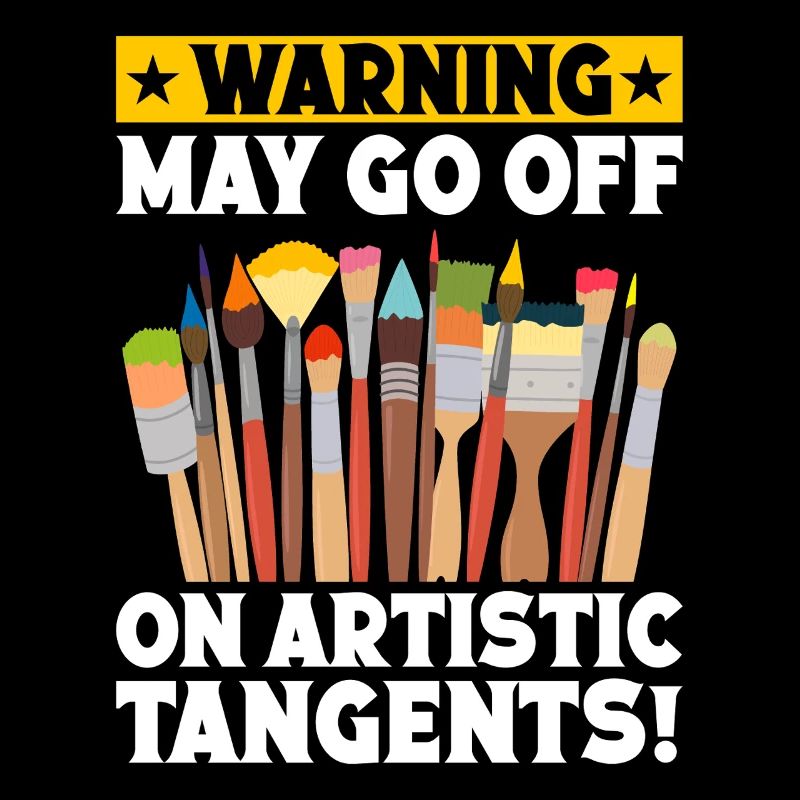 Funny Art Painter Artistic Tangents Tang Gift