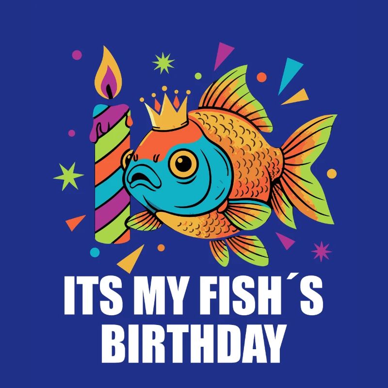 C’est le poisson rouge d’anniversaire de mon poisson