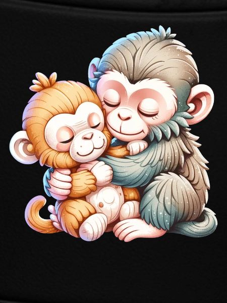 Hugging Monkey Duo