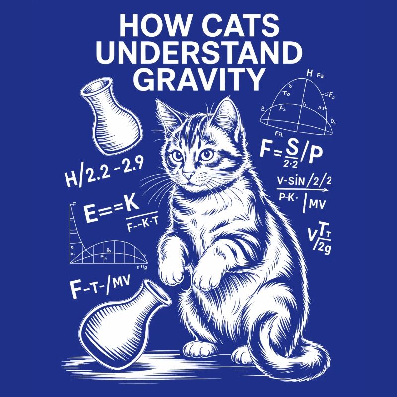 Physics Cats Sayings Math Joke Physics Gift