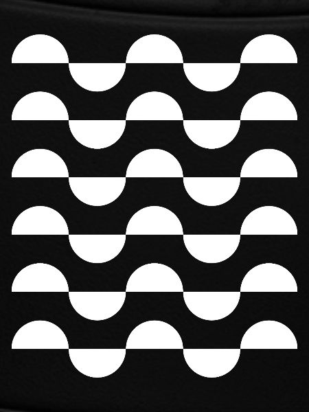 Monochrome Wave Arc Repeat