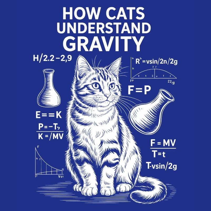 Physics Cats Sayings Math Joke Physics Gift