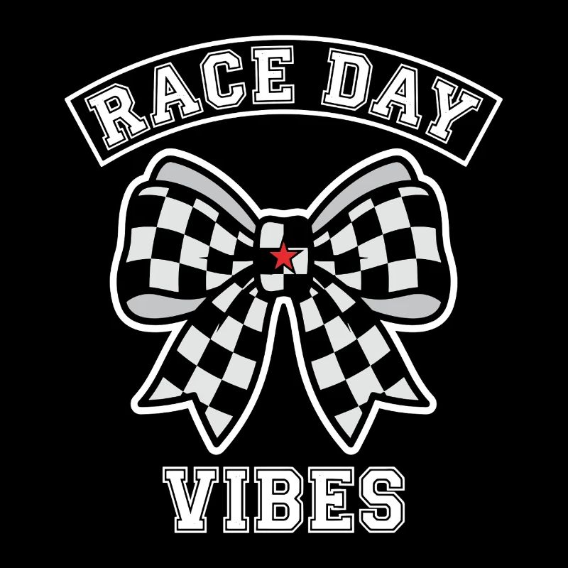 Ambiance du jour de la course Plaid Bow
