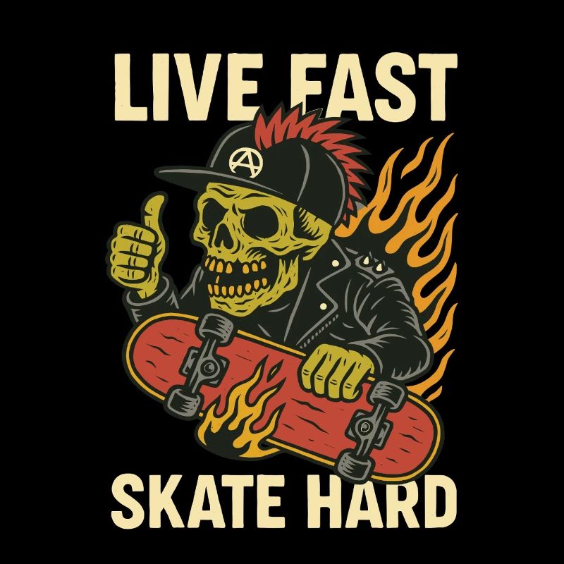 Live Quick Skate Hard Skull