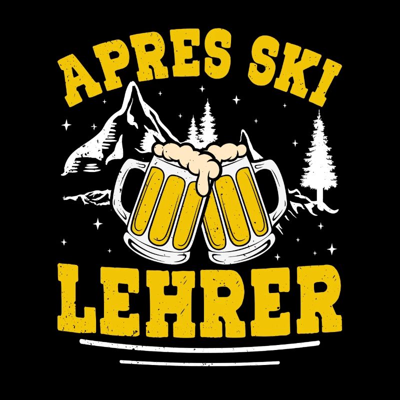 Skiing APRES-SKI INSTRUCTOR Party Fun
