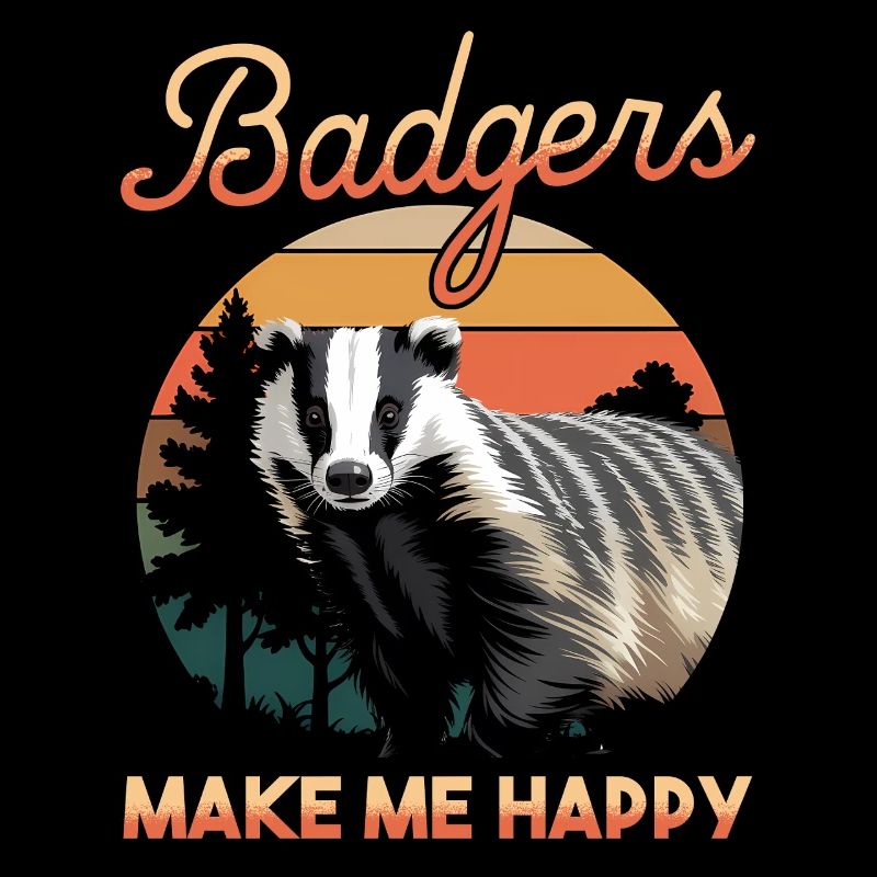 Funny Animal Badger