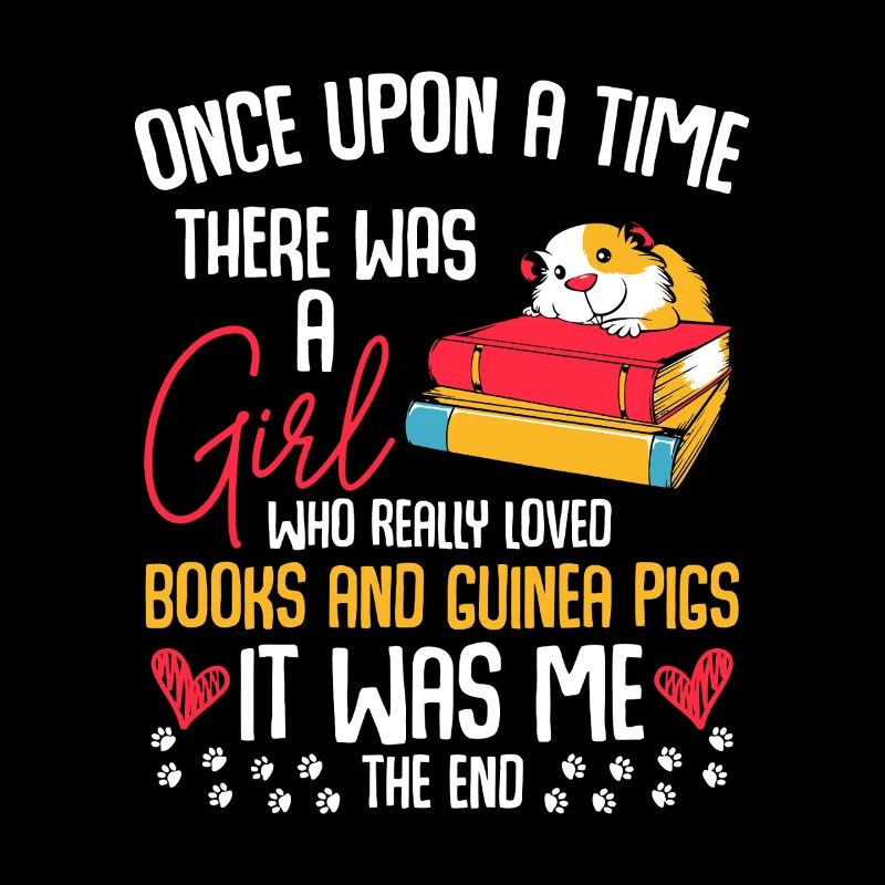 Bücherliebende Mädchen und Meerschweinchenliebe