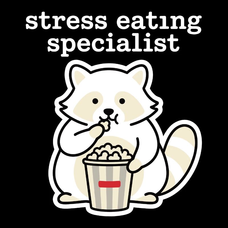 Stress Eating Specialist Waschbär