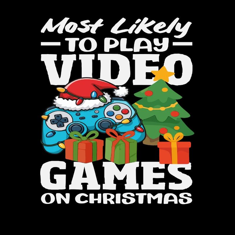 Probably playing video games Christmas