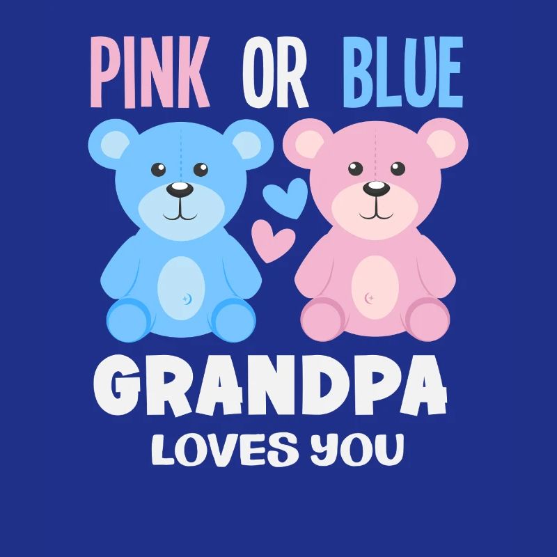 Pink Oder Blau Opa Liebt Dich