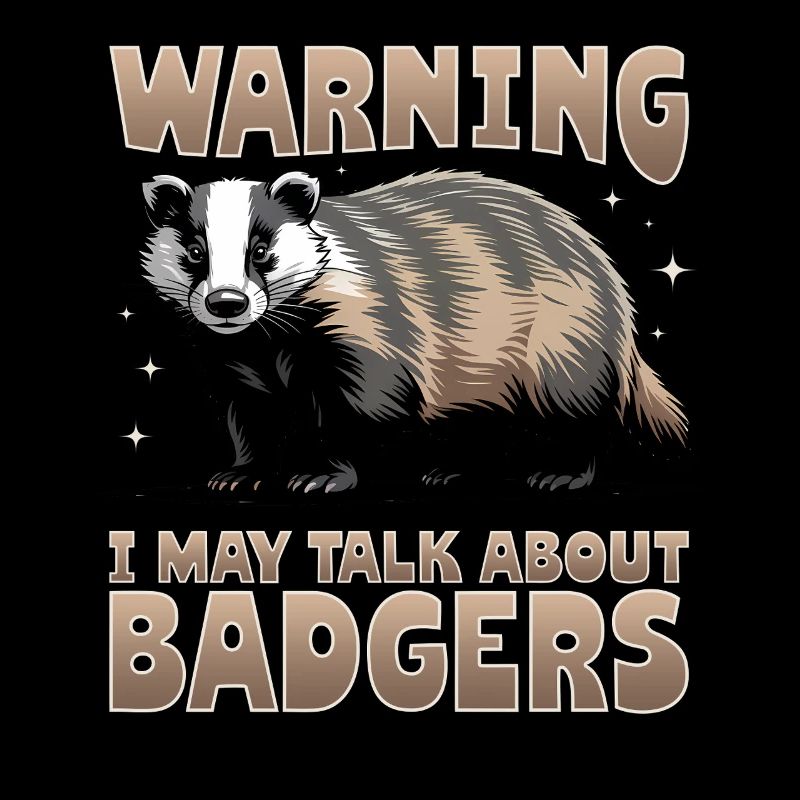 Funny Animal Badger