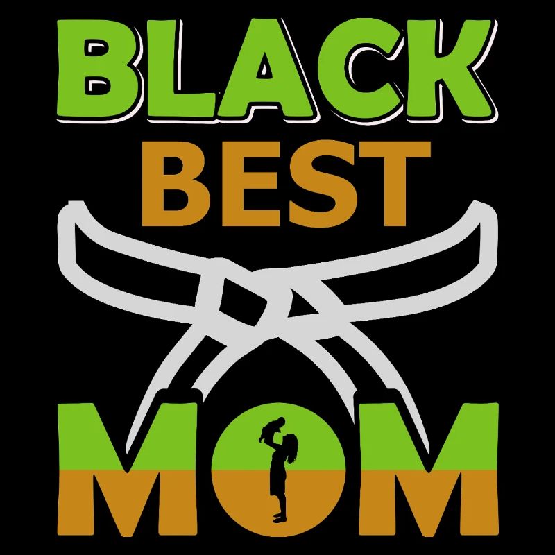 Schwarzes Bestes Mama-Shirt Stolze Mutter Geschenk
