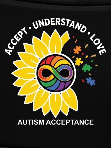 Autism Acceptance Sunflower Icon
