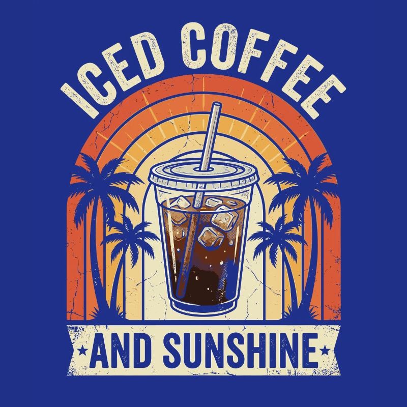 Eiskaffee und Sonnenschein