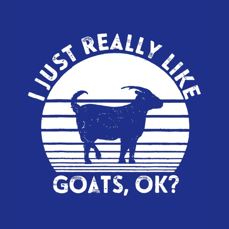 Goat Love Circle Design
