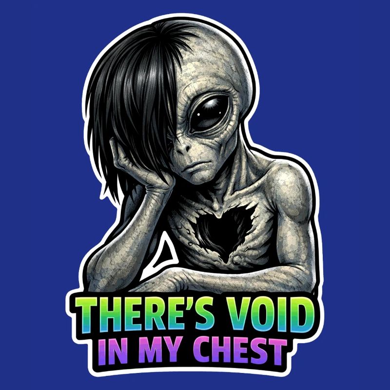 Amant des extraterrestres, Alien drôle, Extraterrestre mignon, Emo,