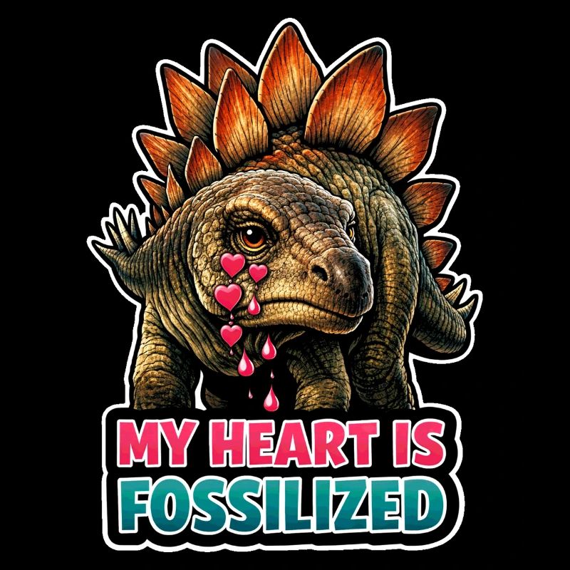 Emo Dinosaur, Sad Dino, Emotional