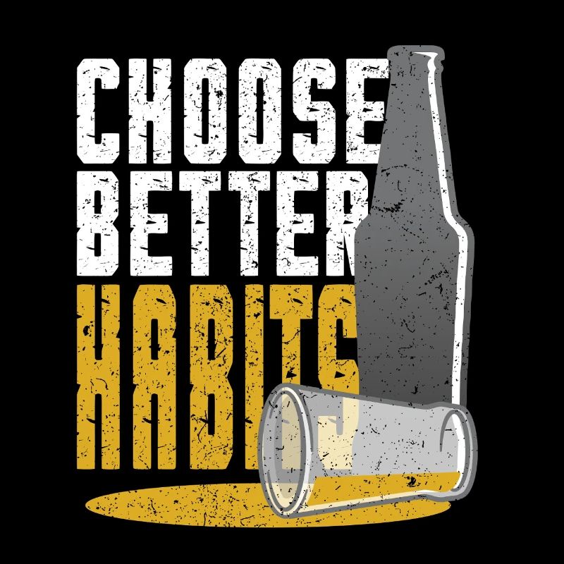 Antialkoholiker Abstinent Choose Better Hapits