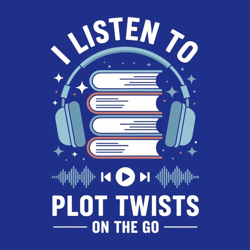 Audiobooks Plot Twists Book Lover Gift