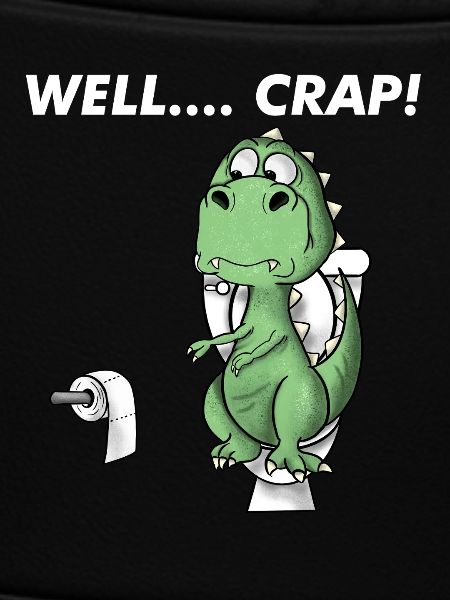 Lustiger T-Rex-Dinosaurier: Na ja, Mist.